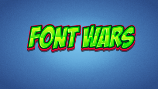 Font Wars Typing Game