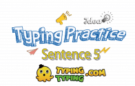 Typing Practice: Sentence 5