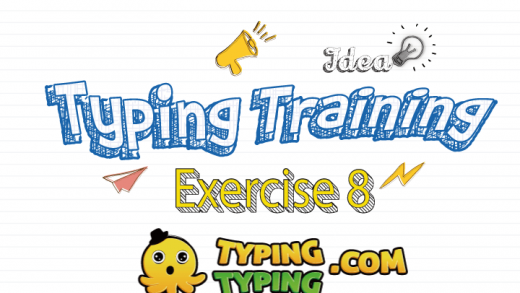 Typing Training: Exercise 8
